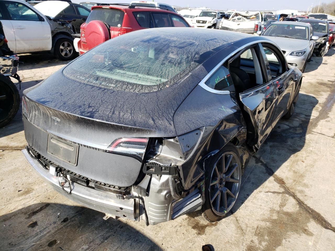 Photo 4 from auction – 2020 TESLA MODEL 3 with VIN 5YJ3E1EA8LF658029