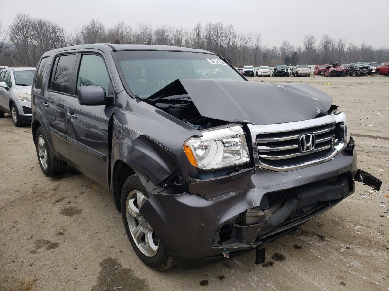 HONDA PILOT EXL 2015 with VIN 5FNYF4H57FB041230 - Photo from auction