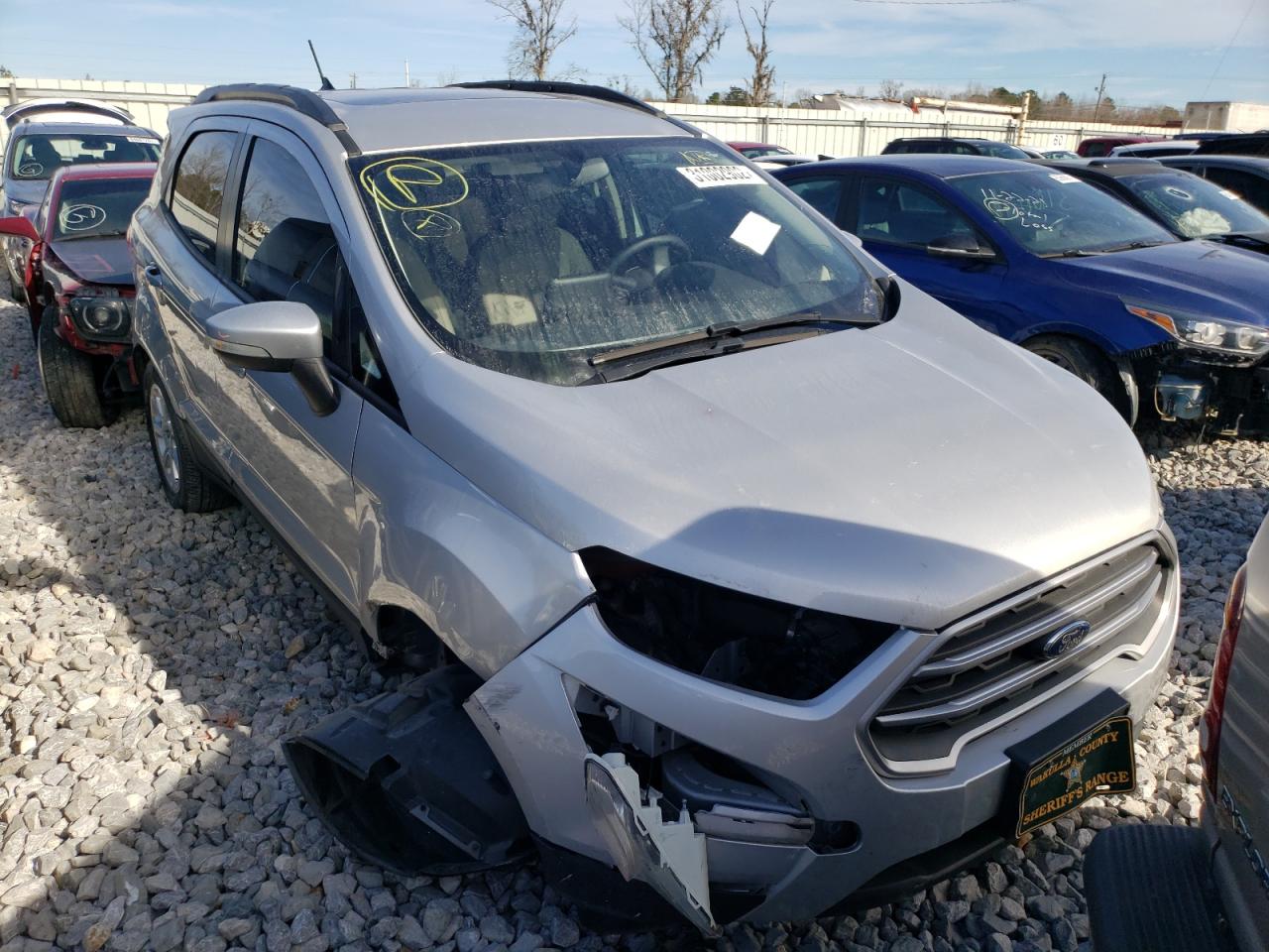 FORD ECOSPORT S 2018 with VIN MAJ3P1TE5JC164016 - Photo from auction