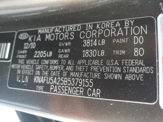 Photo 10 from auction – 2011 KIA FORTE EX with VIN KNAFU5A25B5379155