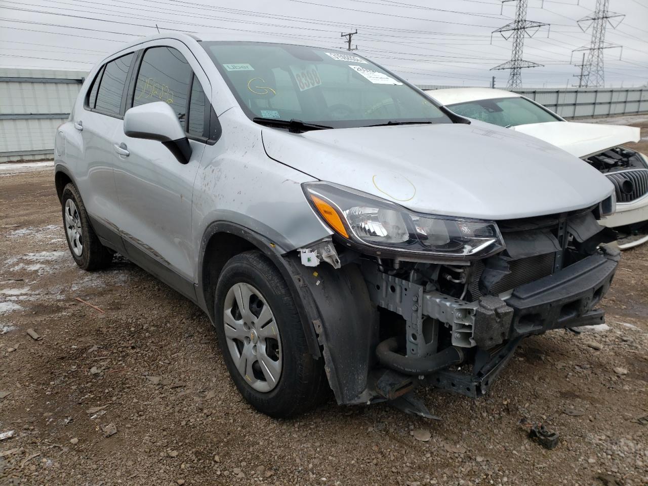 CHEVROLET TRAX LS 2018 with VIN KL7CJKSB6JB536765 - Photo from auction