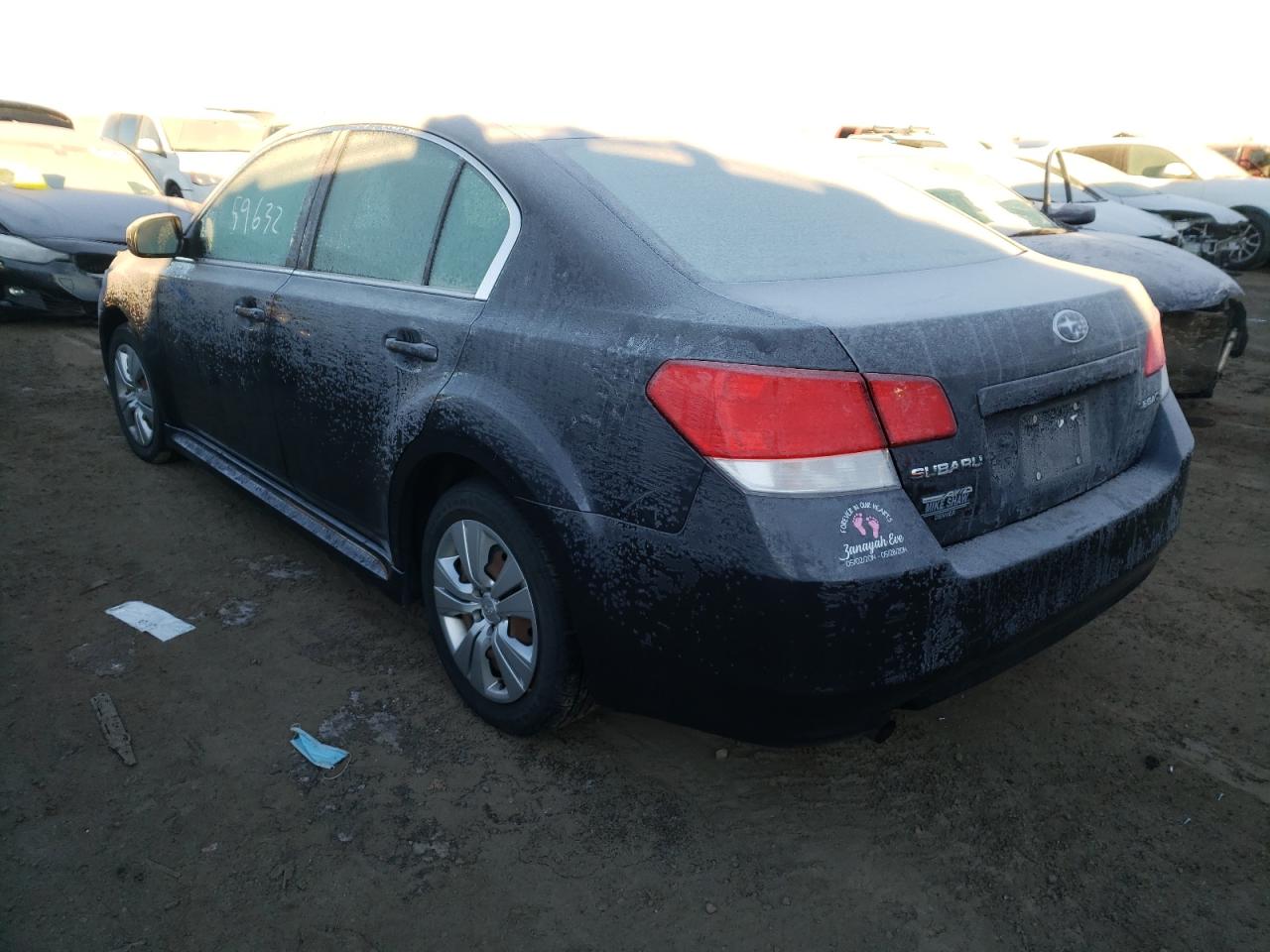 Photo 3 from auction – 2013 SUBARU LEGACY 2.5 with VIN 4S3BMCA69D3036906