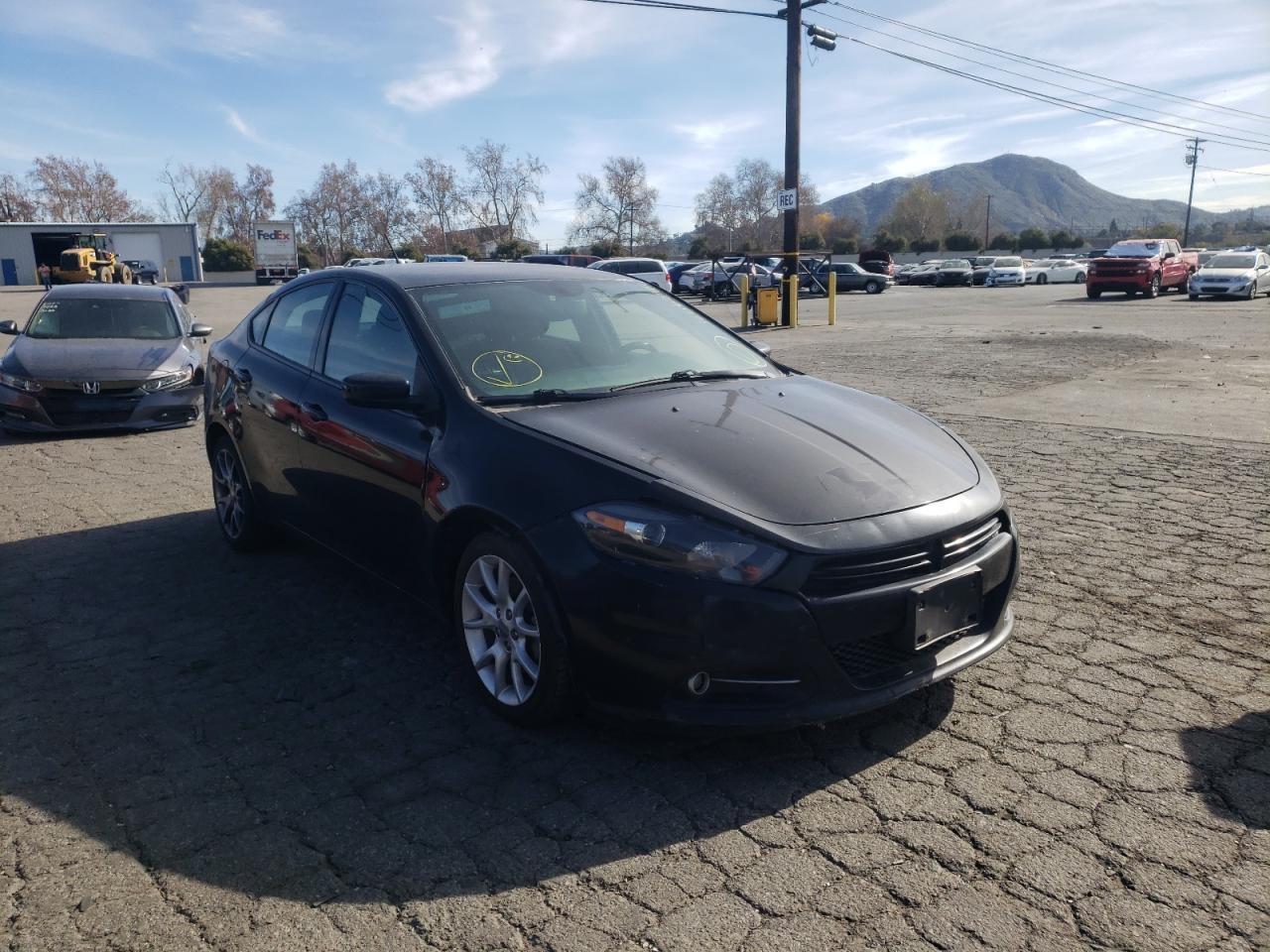 DODGE DART SXT 2013 with VIN 1C3CDFBAXDD122801 - Photo from auction