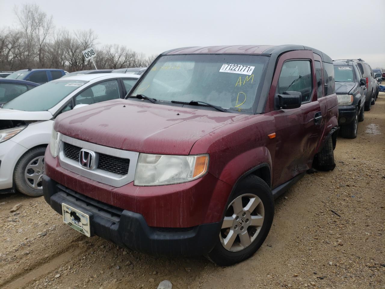 Photo 2 from auction – 2010 HONDA ELEMENT EX with VIN 5J6YH2H71AL008689