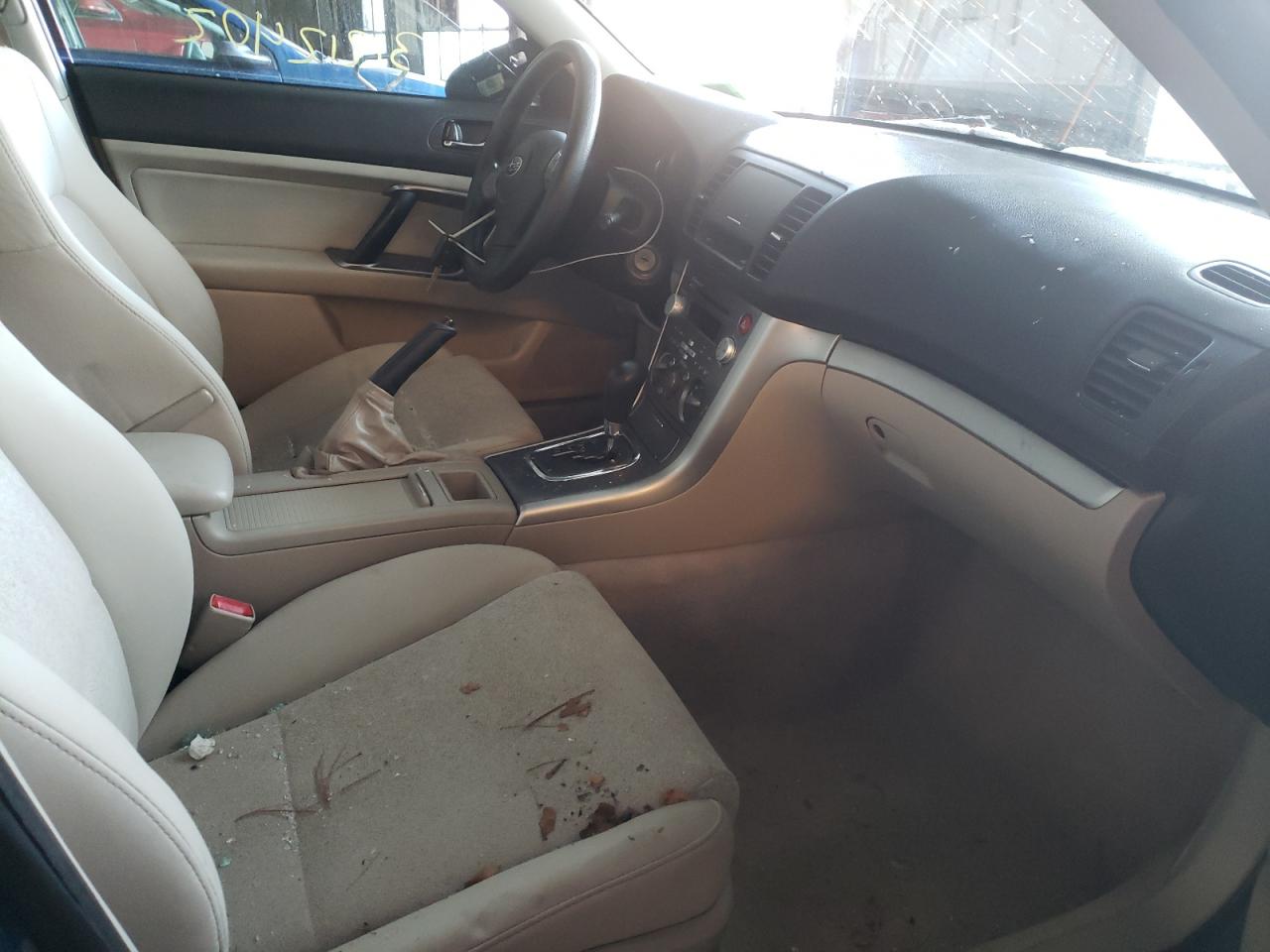 Photo 5 from auction – 2008 SUBARU LEGACY 2.5 with VIN 4S3BL616887203100