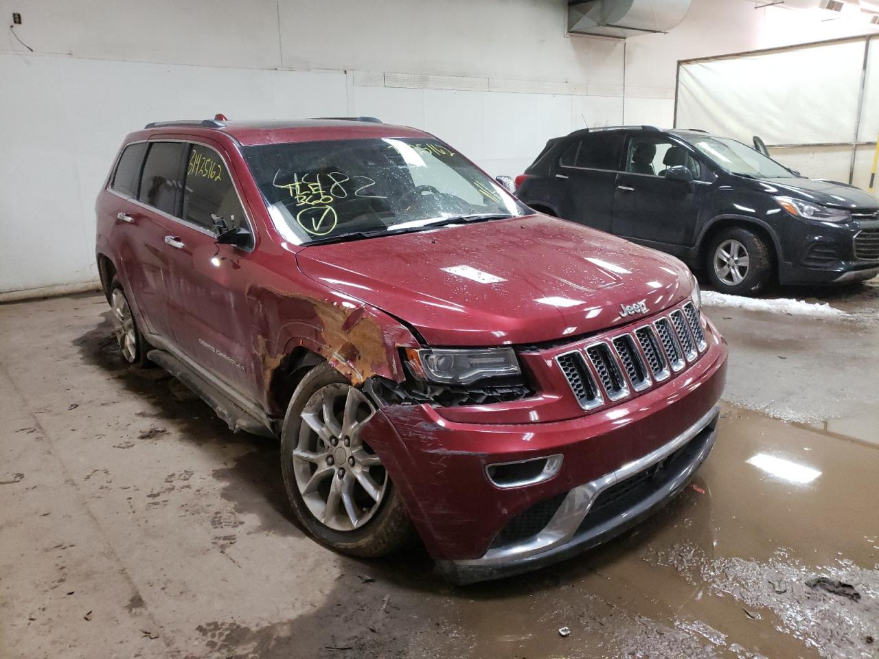 JEEP GRAND CHER 2014 with VIN 1C4RJFJT3EC154482 - Photo from auction