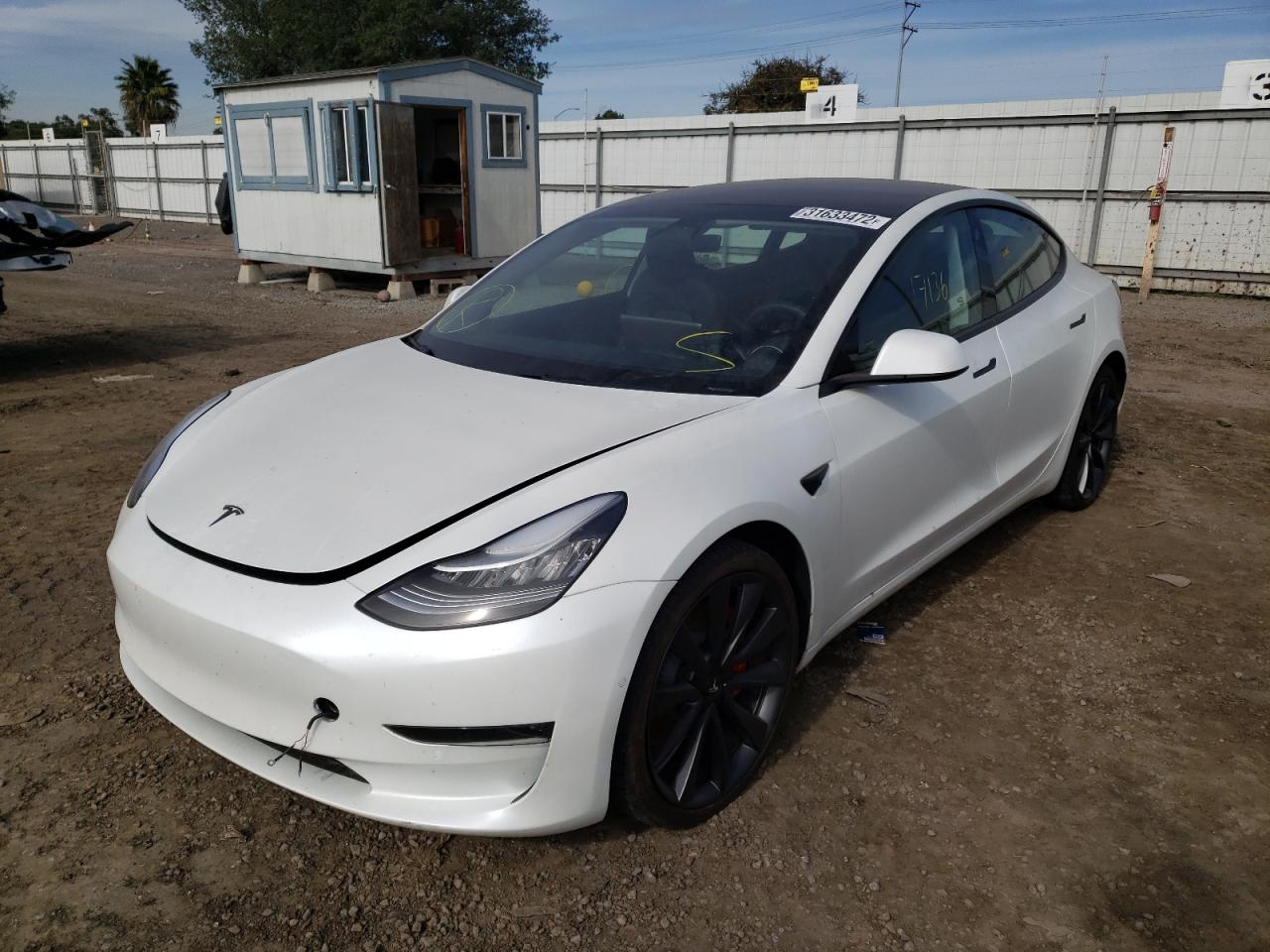 Photo 2 from auction – 2020 TESLA MODEL 3 with VIN 5YJ3E1EC3LF714248