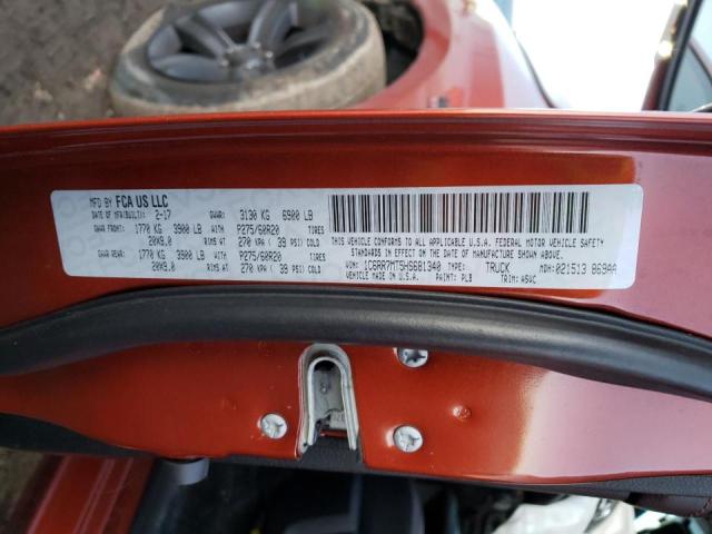Photo 10 from auction – 2017 RAM 1500 SPORT with VIN 1C6RR7MT5HS681340