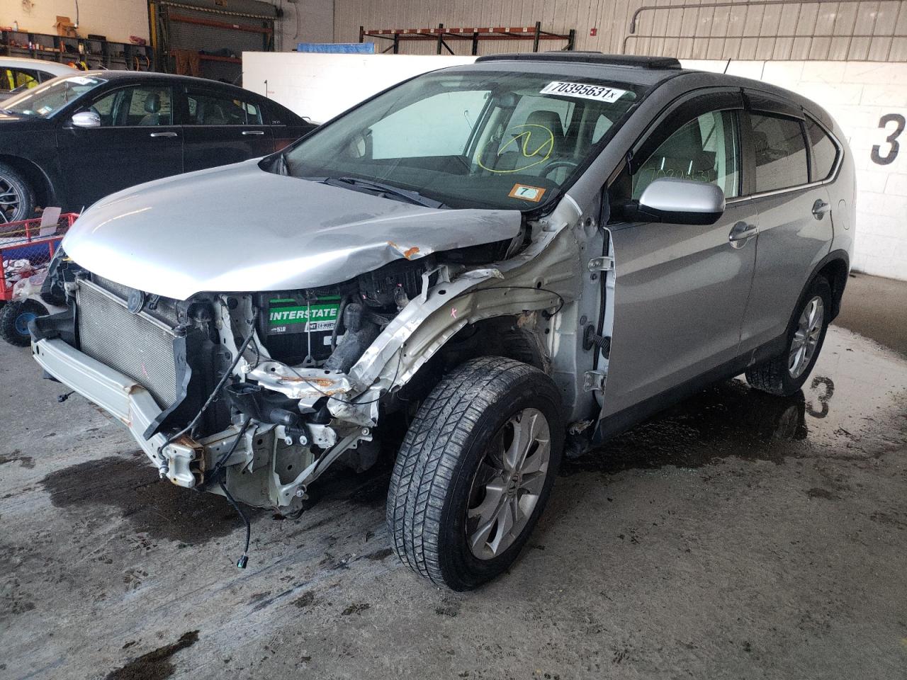 Photo 2 from auction – 2013 HONDA CR-V EX with VIN 2HKRM4H54DH671540