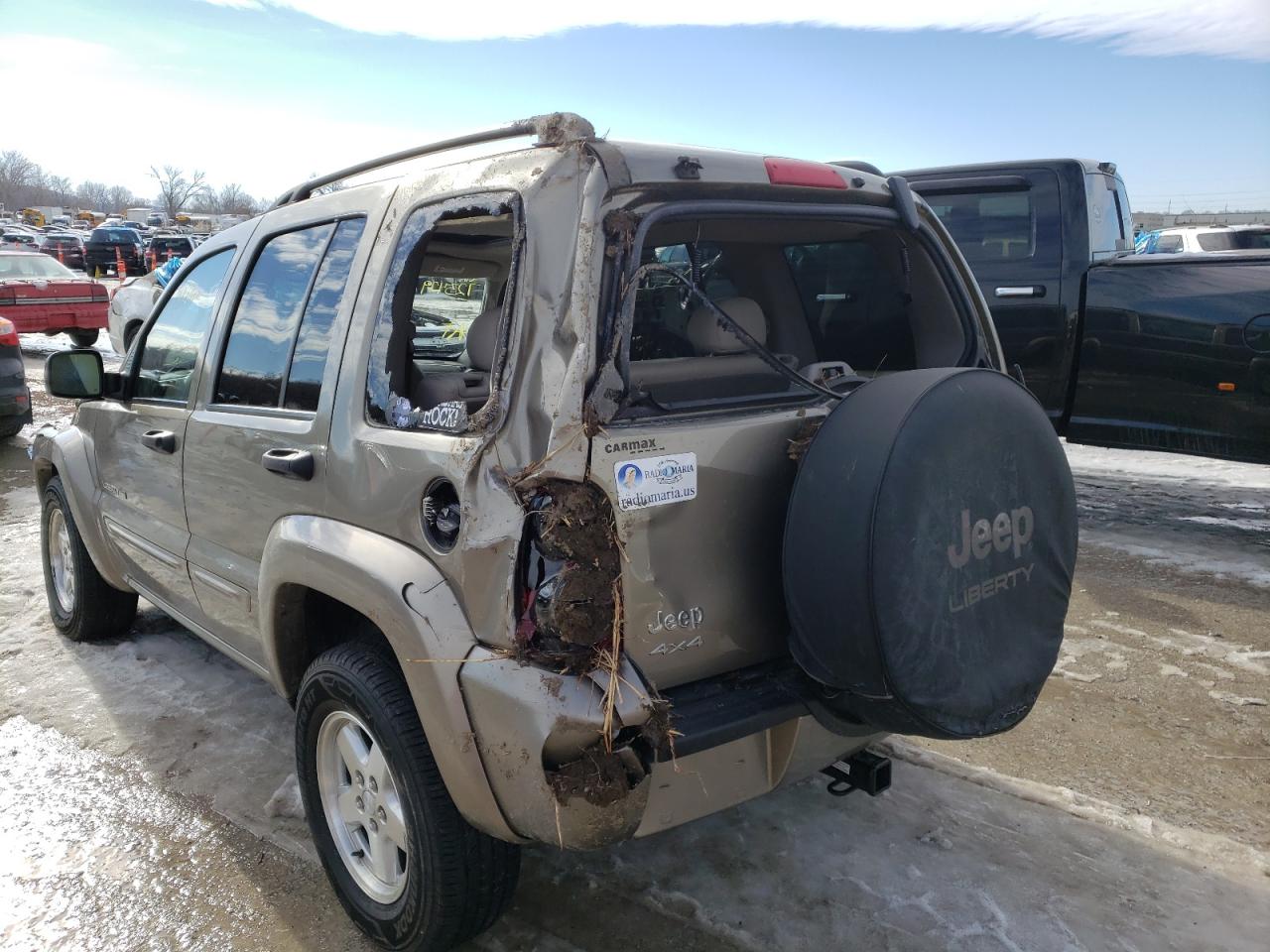Photo 9 from auction – 2003 JEEP LIBERTY LI with VIN 1J4GL58K93W723429