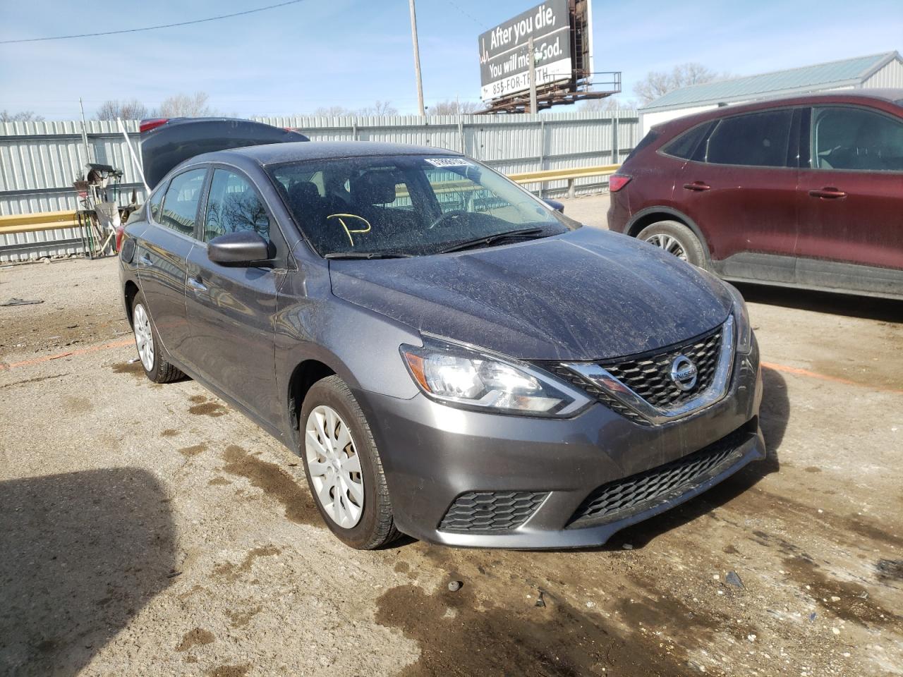 NISSAN SENTRA S 2017 with VIN 3N1AB7AP3HY336572 - Photo from auction