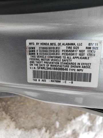 Photo 10 from auction – 2011 HONDA ODYSSEY EX with VIN 5FNRL5H61BB088646