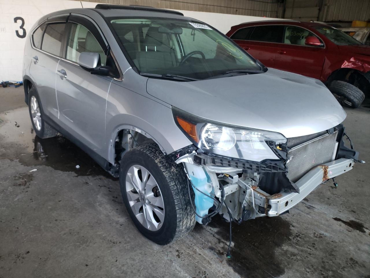 HONDA CR-V EX 2013 with VIN 2HKRM4H54DH671540 - Photo from auction