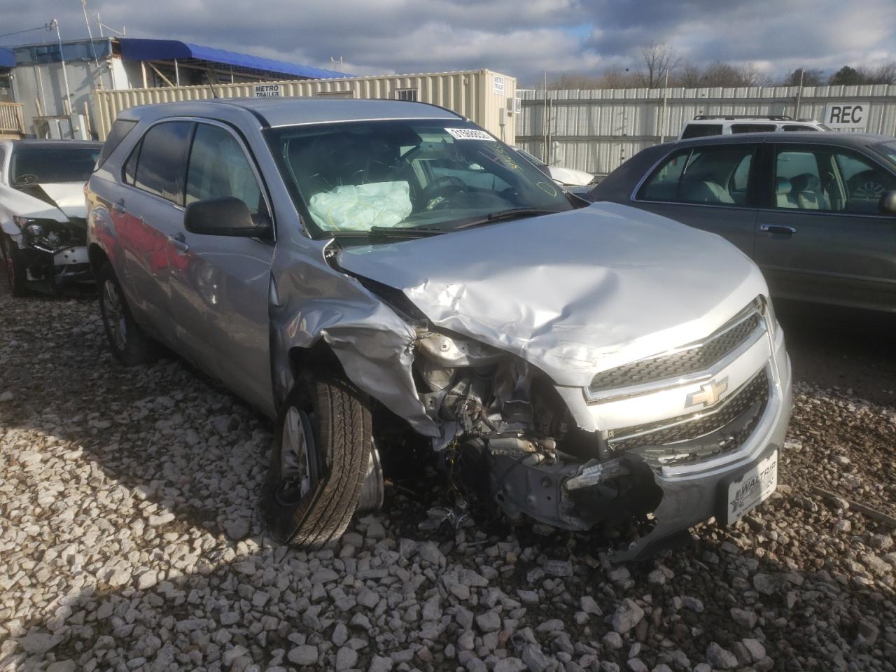 CHEVROLET EQUINOX LS 2013 with VIN 2GNFLCEK2D6403379 - Photo from auction