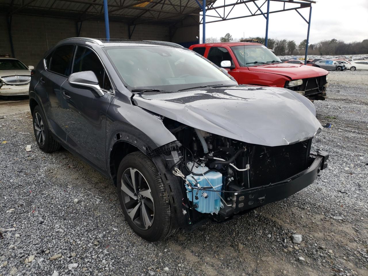LEXUS NX 300 BAS 2021 with VIN JTJGARBZ2M2197353 - Photo from auction