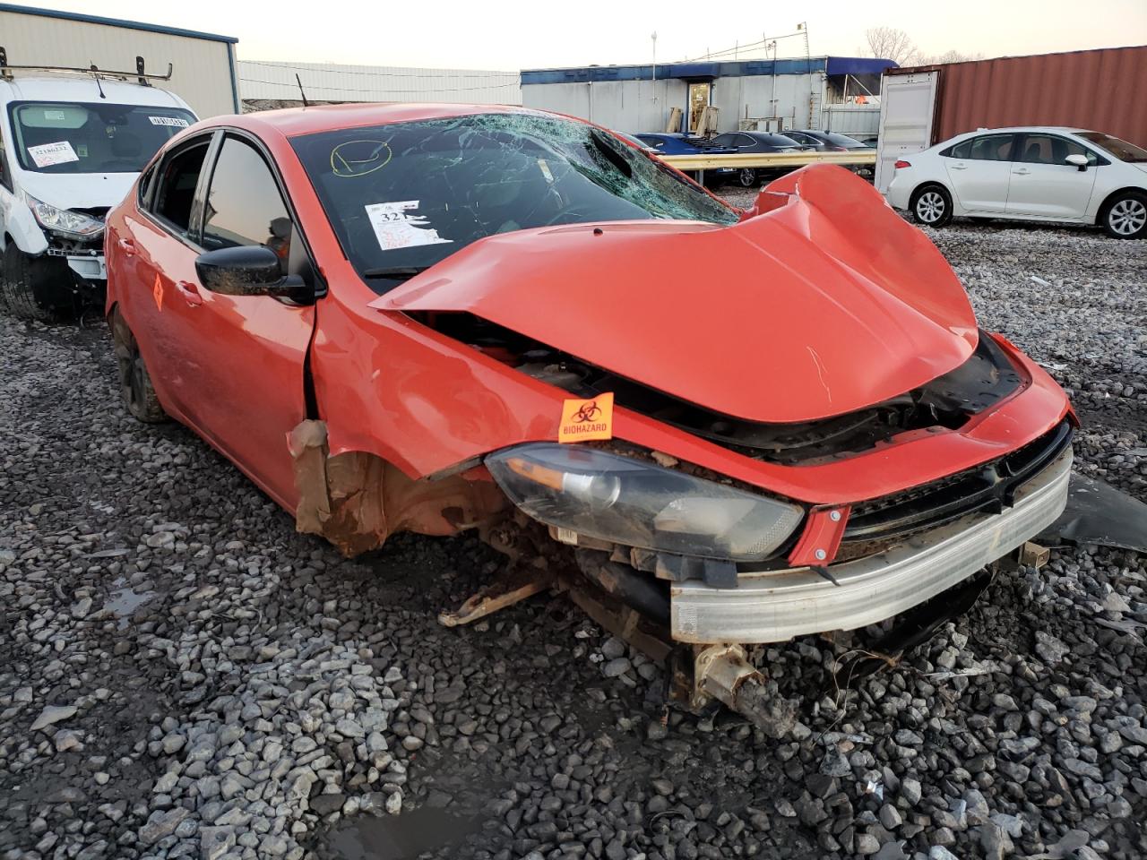 DODGE DART SXT 2016 with VIN 1C3CDFBB9GD732993 - Photo from auction
