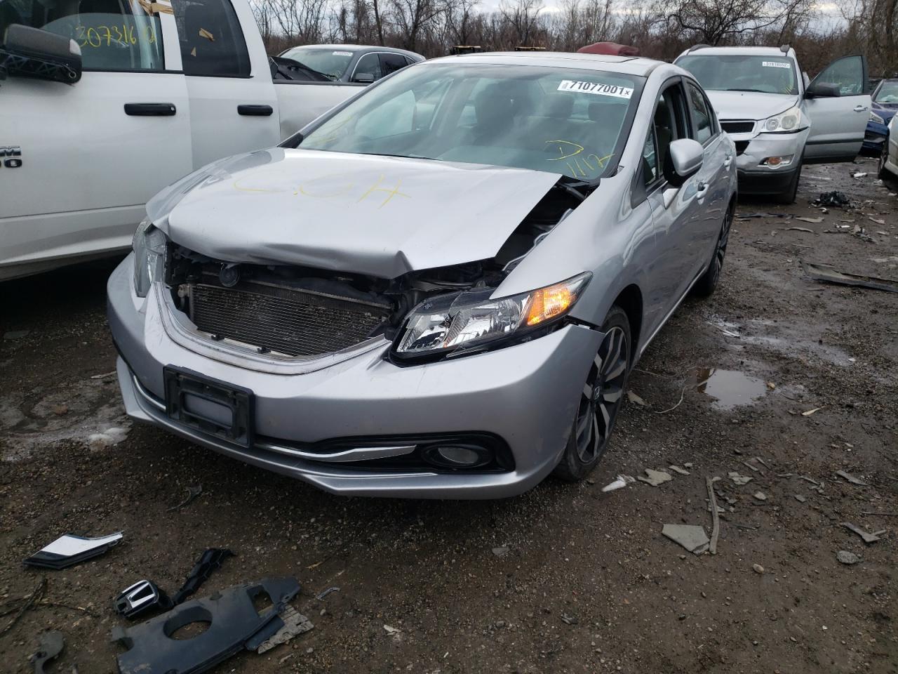 Photo 2 from auction – 2014 HONDA CIVIC EXL with VIN 19XFB2F92EE008234