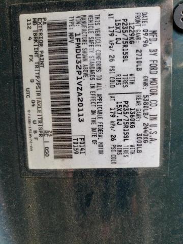 Photo 10 from auction – 1997 FORD EXPLORER with VIN 1FMDU32P1VZA20113