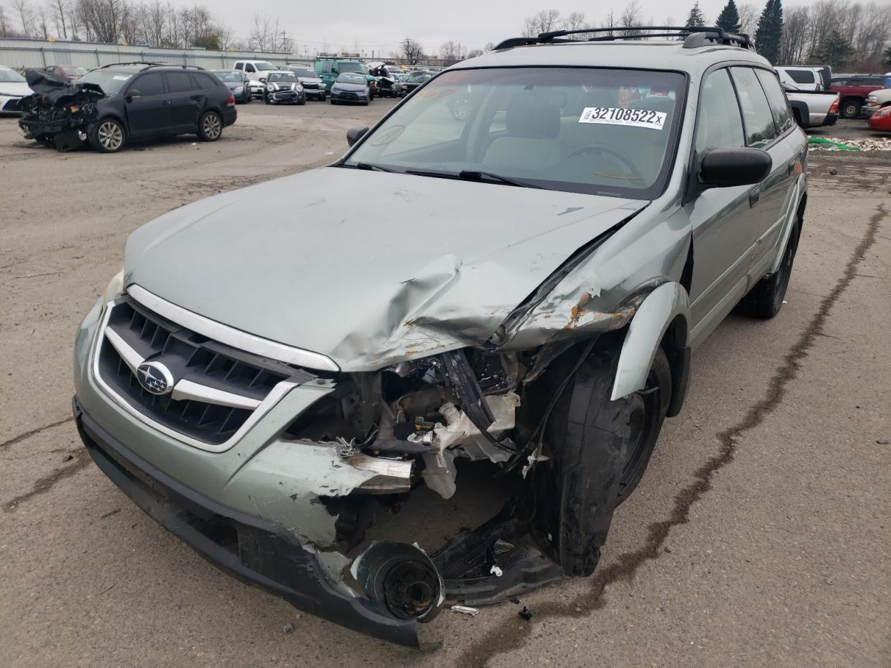 Photo 2 from auction – 2009 SUBARU OUTBACK 2. with VIN 4S4BP61C096342487