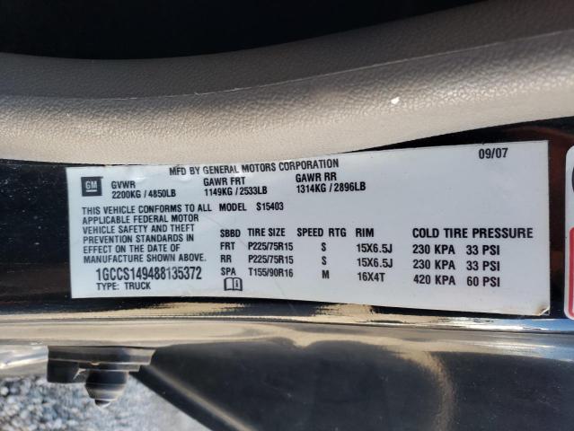 Photo 10 from auction – 2008 CHEVROLET COLORADO with VIN 1GCCS149488135372