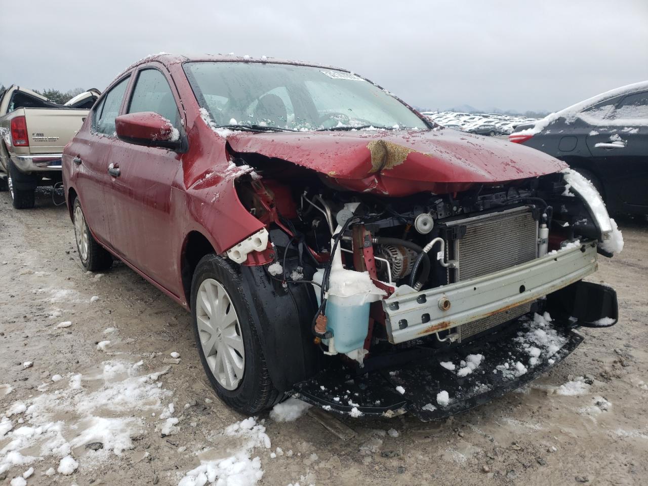 NISSAN VERSA S 2018 with VIN 3N1CN7AP9JL824198 - Photo from auction