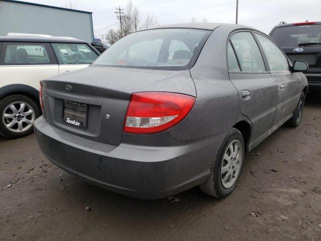 Photo 4 from auction – 2005 KIA RIO with VIN KNADC125256373694