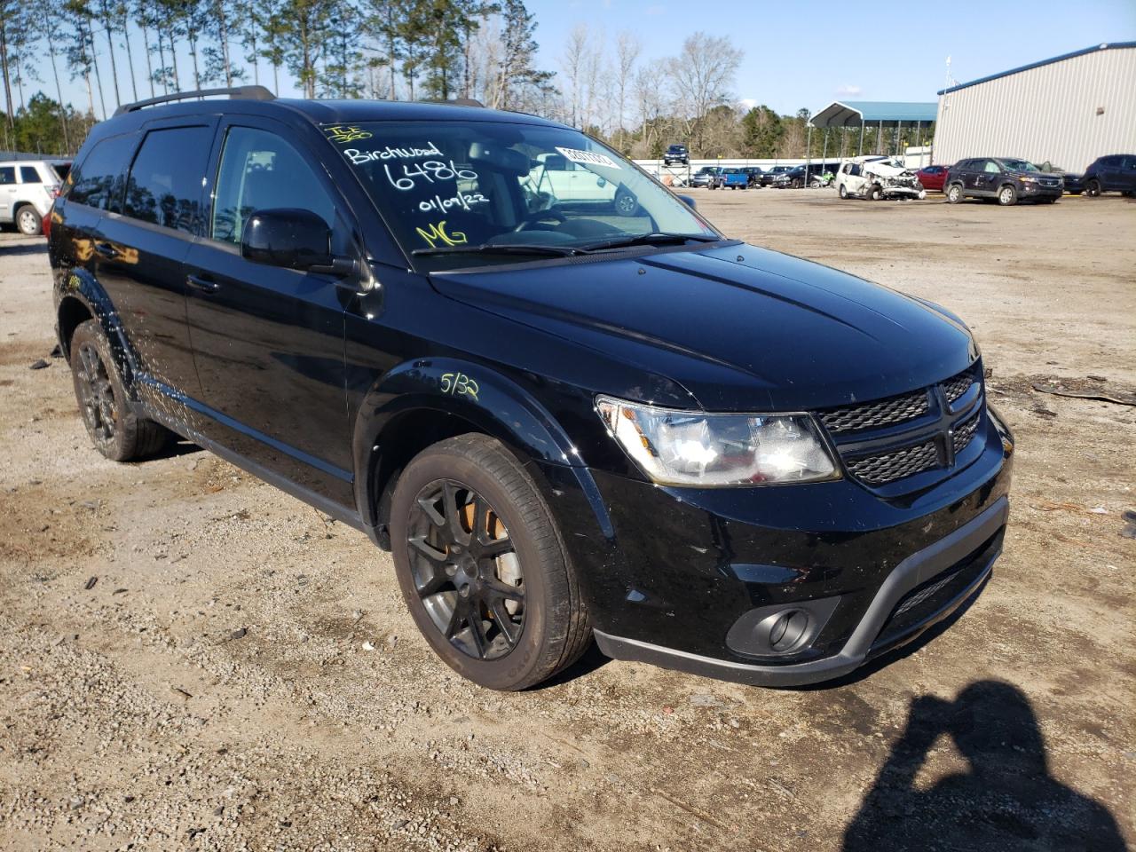 DODGE JOURNEY GT 2017 with VIN 3C4PDDEGXHT644460 - Photo from auction