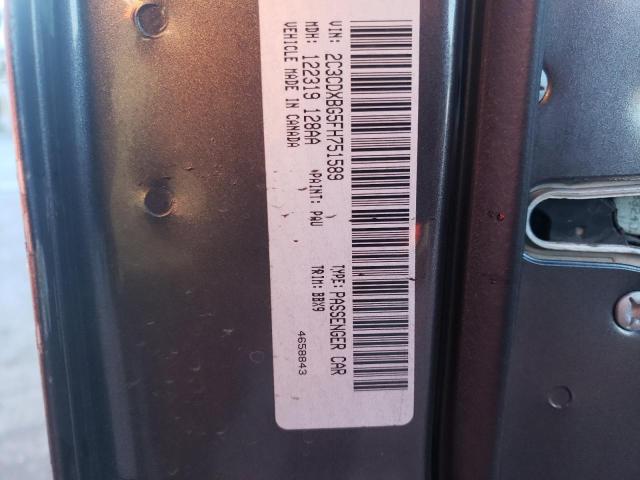 Photo 10 from auction – 2015 DODGE CHARGER SE with VIN 2C3CDXBG5FH751589