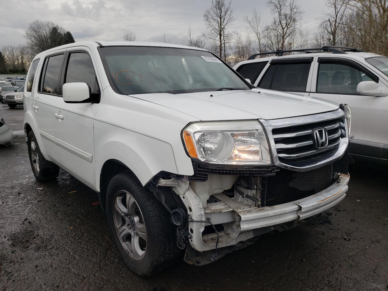 HONDA PILOT EXL 2012 with VIN 5FNYF3H5XCB010155 - Photo from auction