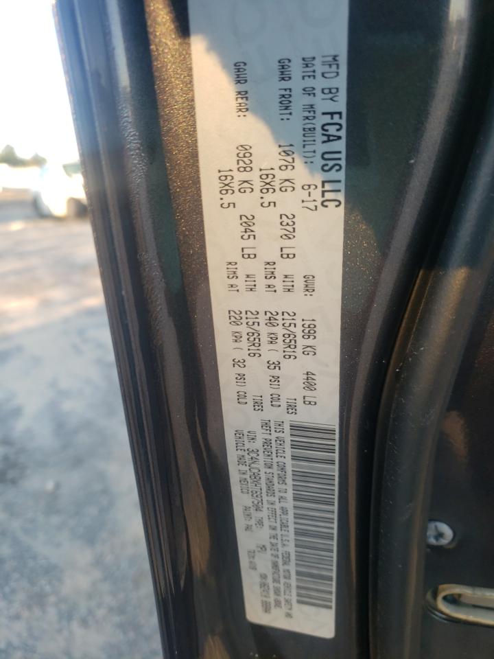 Photo 10 from auction – 2017 JEEP COMPASS SP with VIN 3C4NJCABXHT697504