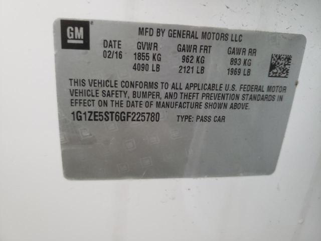Photo 10 from auction – 2016 CHEVROLET MALIBU LT with VIN 1G1ZE5ST6GF225780