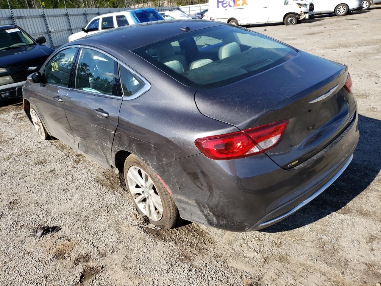 Photo 3 from auction – 2015 CHRYSLER 200 LIMITE with VIN 1C3CCCAB5FN598849