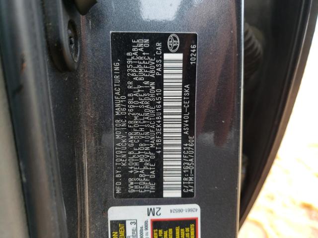 Photo 10 from auction – 2011 TOYOTA CAMRY BASE with VIN 4T1BF3EK4BU164510