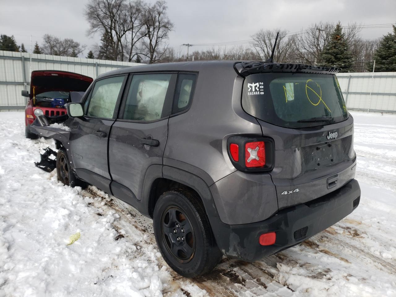 Photo 3 from auction – 2018 JEEP RENEGADE S with VIN ZACCJBAB5JPH95581