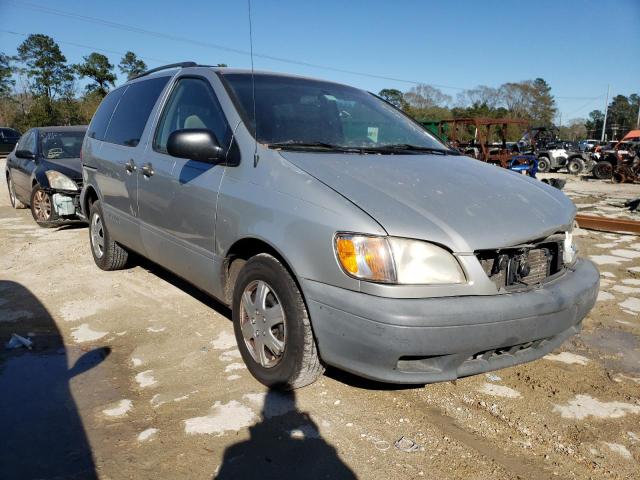 TOYOTA SIENNA CE 2002 with VIN 4T3ZF19CX2U471614 - Photo from auction