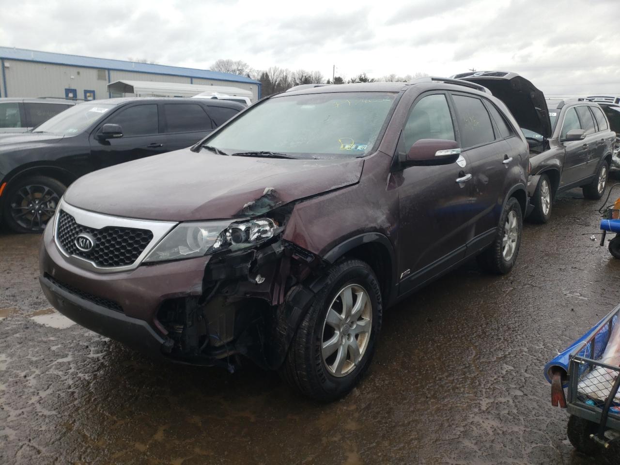 Photo 2 from auction – 2013 KIA SORENTO LX with VIN 5XYKTCA68DG313656