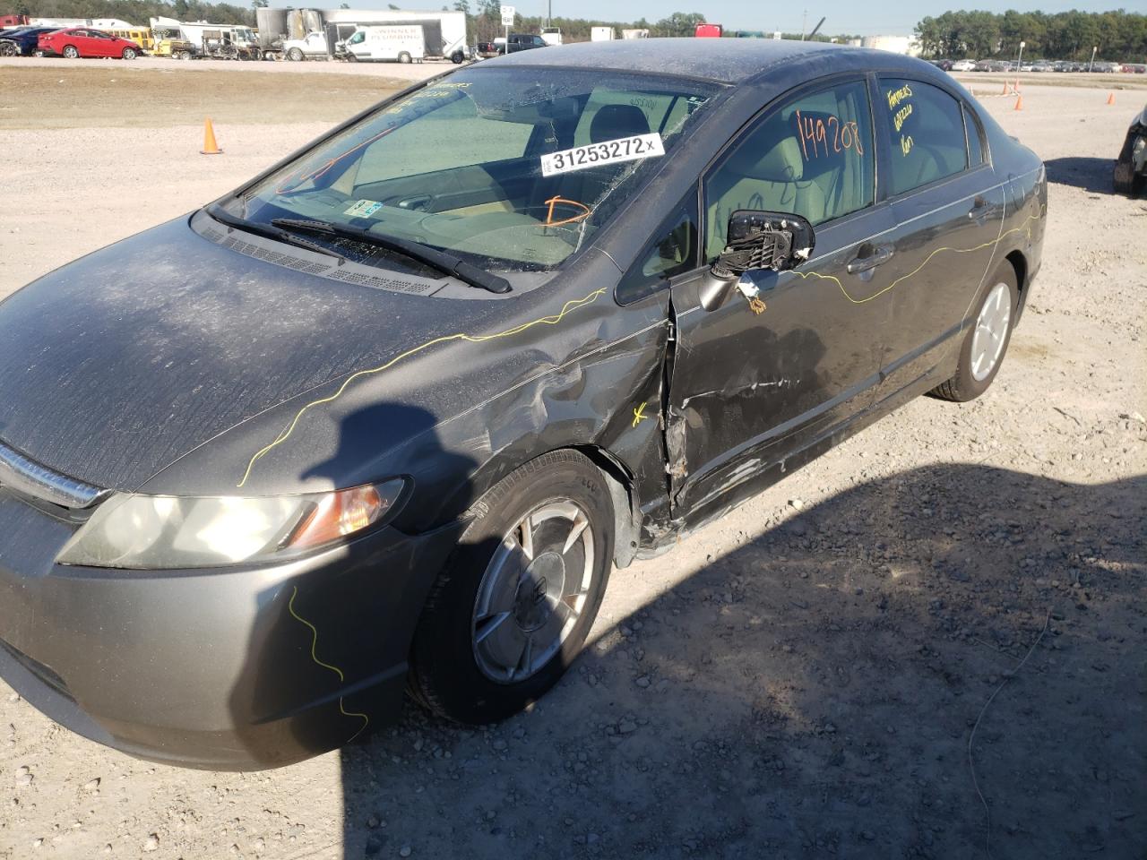 Photo 9 from auction – 2007 HONDA CIVIC HYBR with VIN JHMFA36247S023957