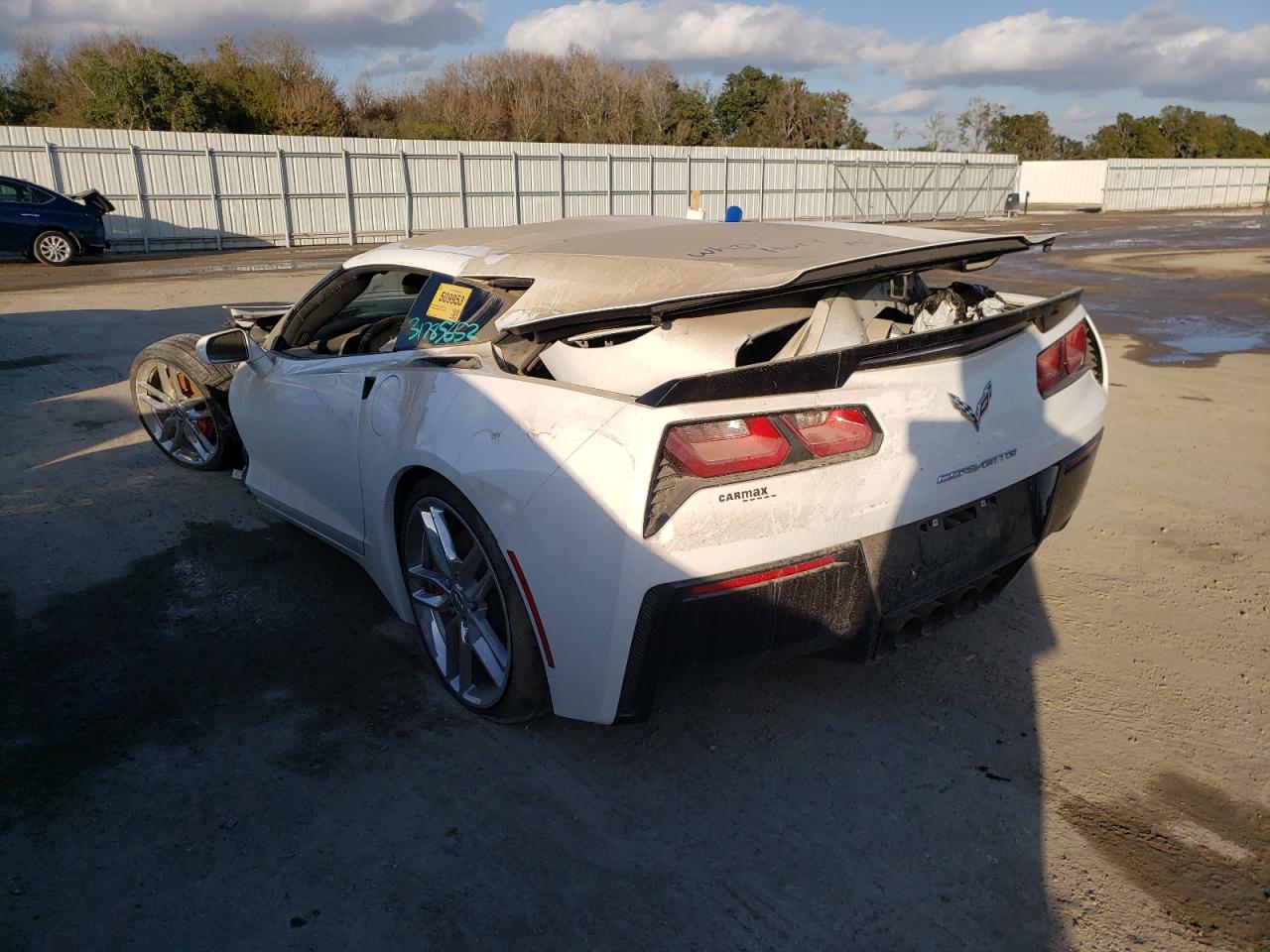 Photo 3 from auction – 2018 CHEVROLET CORVETTE S with VIN 1G1YB2D74J5100647