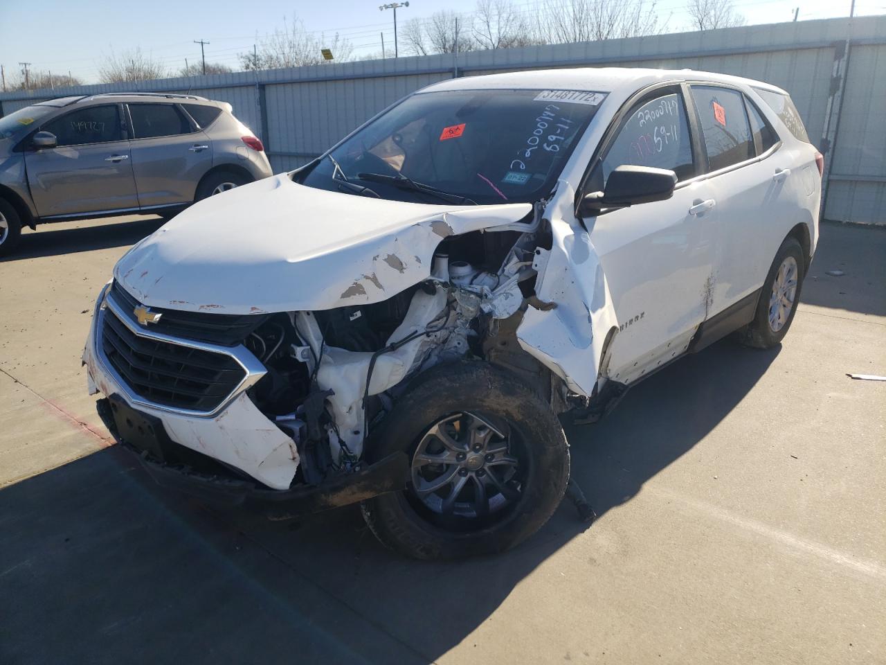 Photo 2 from auction – 2020 CHEVROLET EQUINOX LS with VIN 3GNAXHEV5LS524851