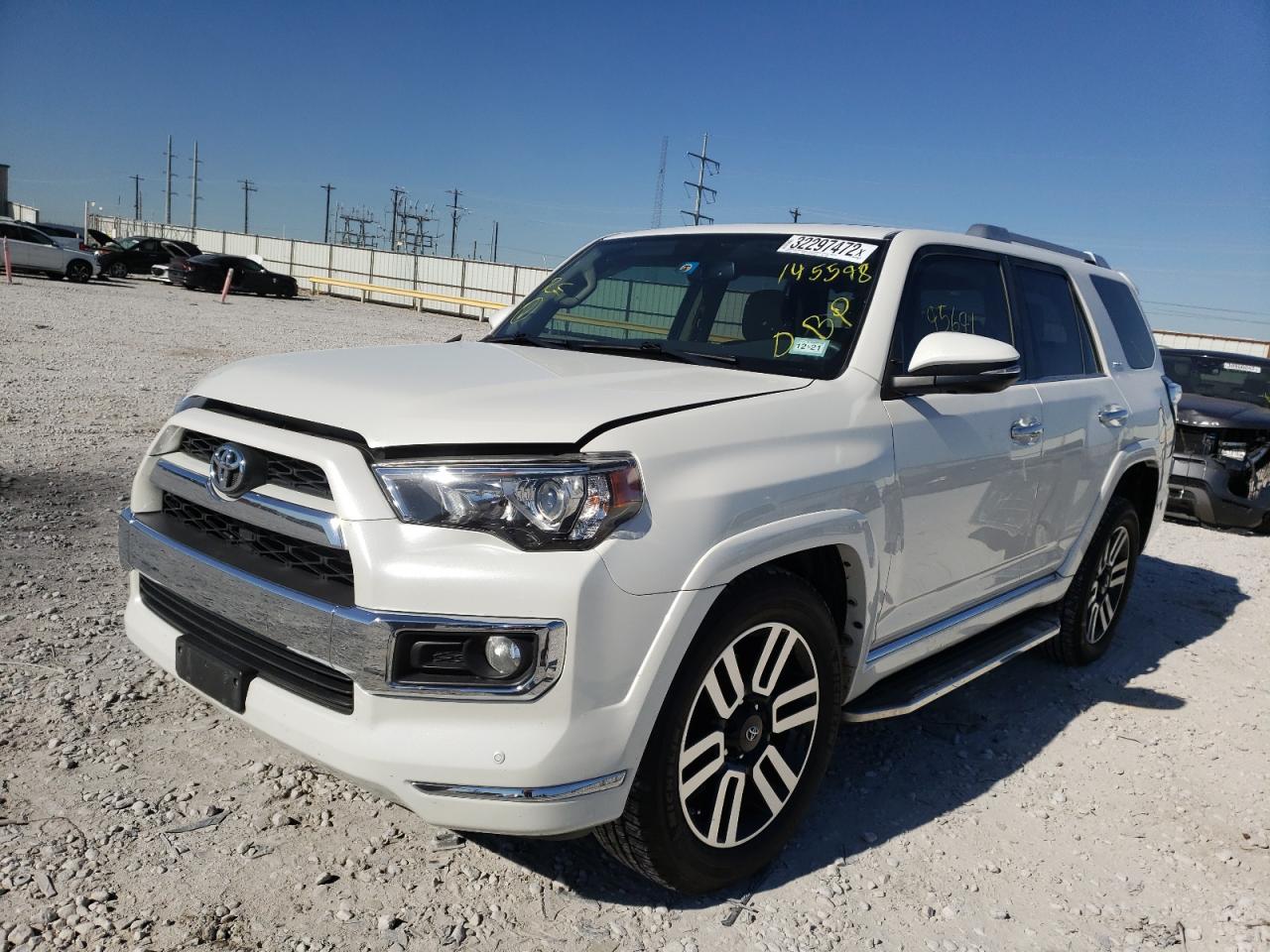 Photo 2 from auction – 2016 TOYOTA 4RUNNER SR with VIN JTEZU5JR9G5145598