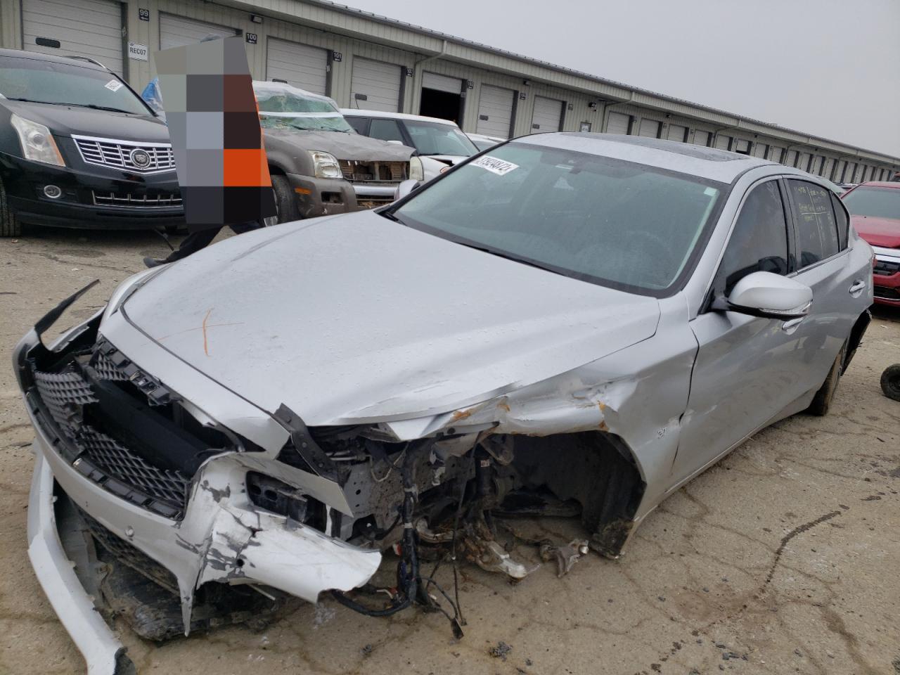 Photo 2 from auction – 2015 INFINITI Q50 BASE with VIN JN1BV7AR5FM408076