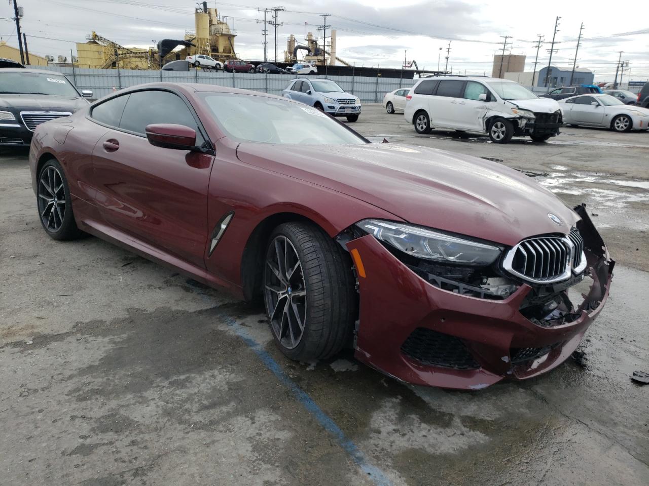 BMW 840I 2020 with VIN WBAAE2C02LCD13664 - Photo from auction