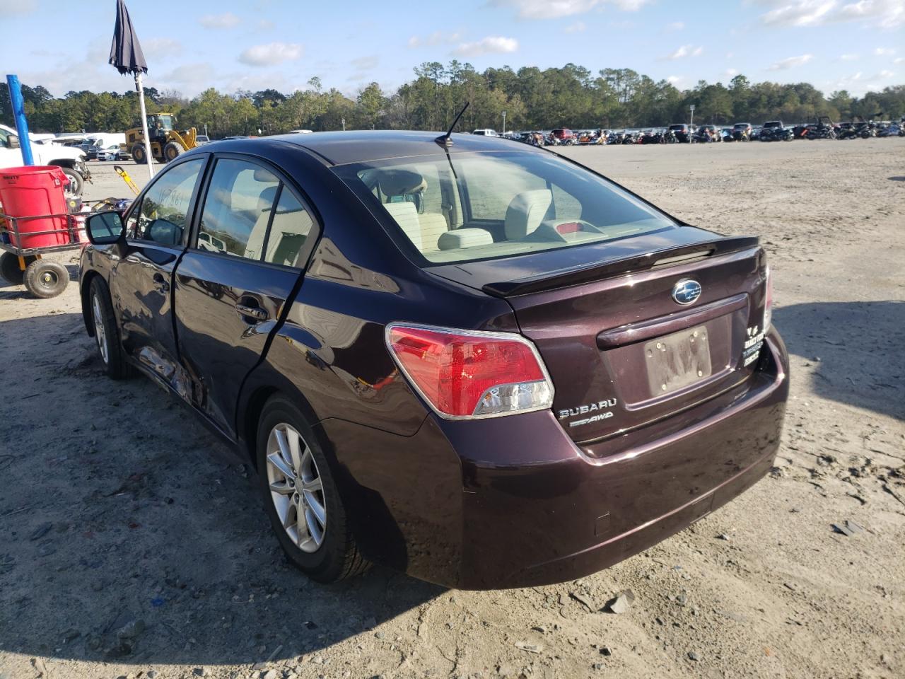 Photo 3 from auction – 2012 SUBARU IMPREZA PR with VIN JF1GJAC6XCH029194