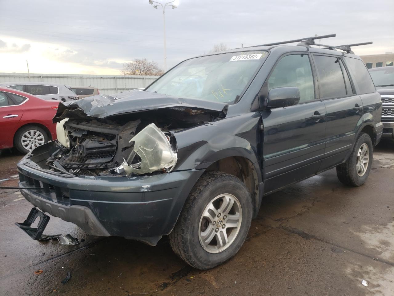 Photo 2 from auction – 2004 HONDA PILOT EX with VIN 2HKYF18494H544522