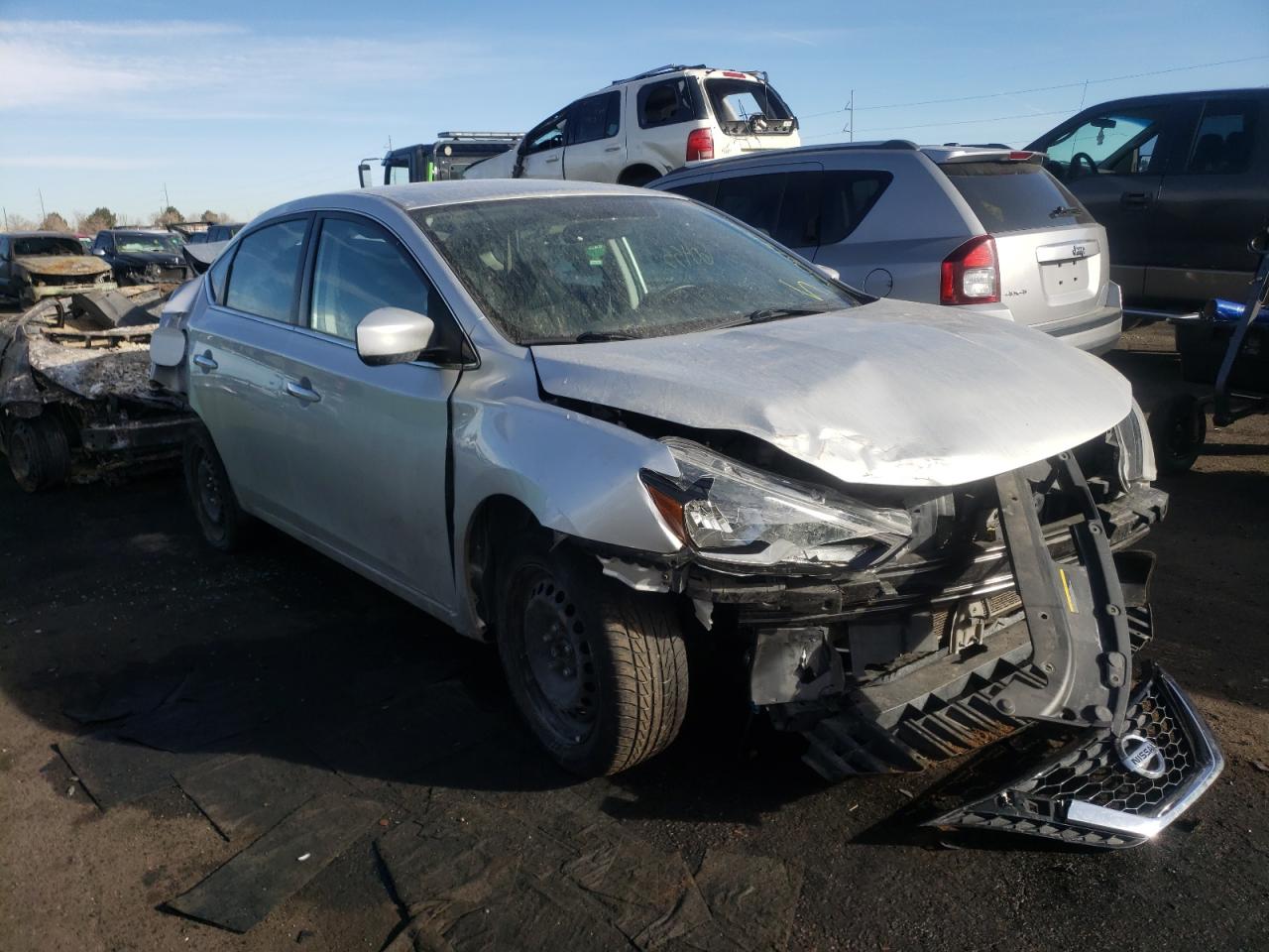 NISSAN SENTRA S 2016 with VIN 3N1AB7AP2GY289792 - Photo from auction