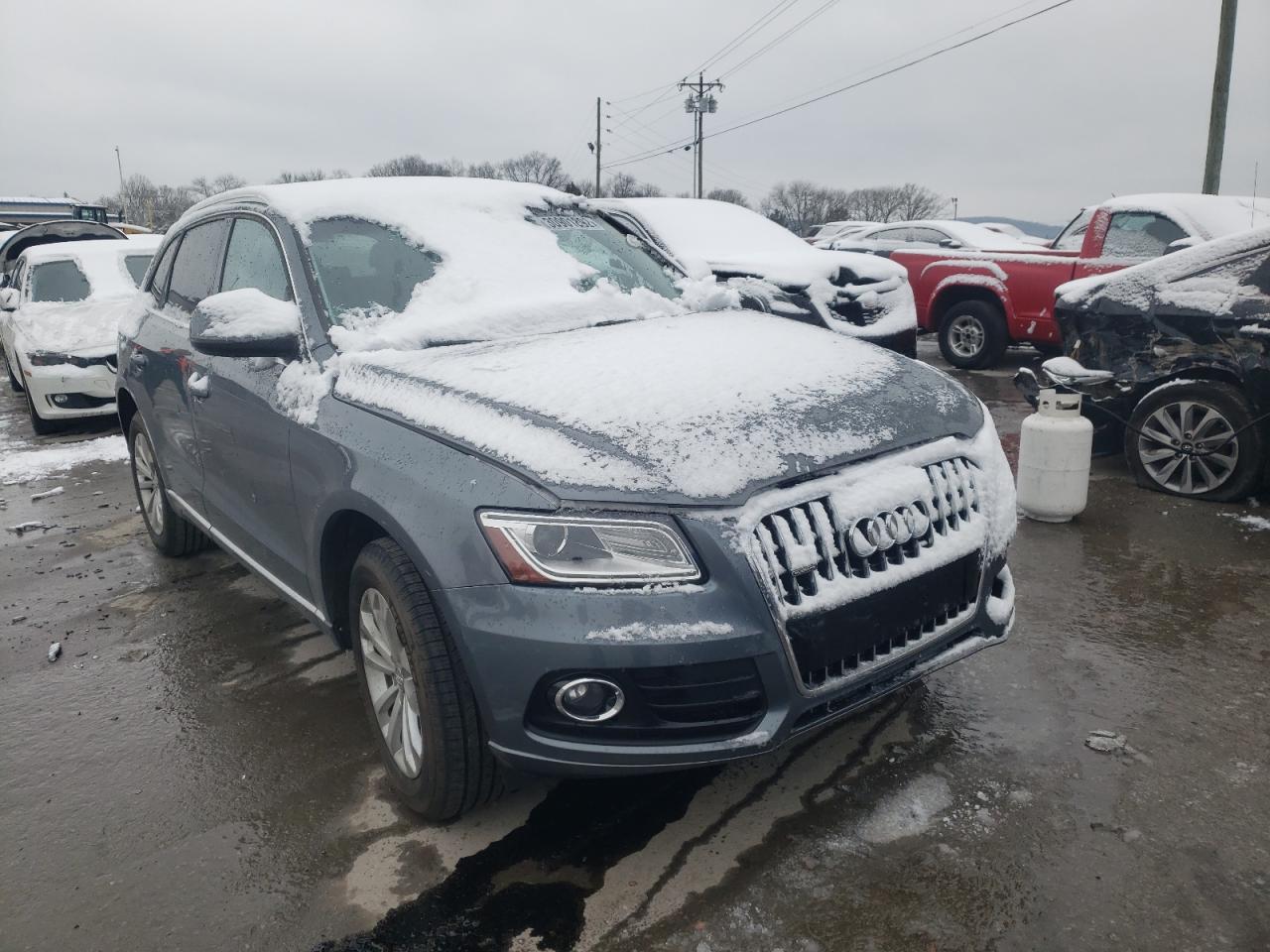 AUDI Q5 PREMIUM 2014 with VIN WA1CFAFPXEA125413 - Photo from auction