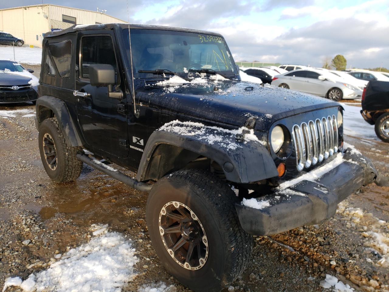 JEEP WRANGLER X 2008 with VIN 1J4FA24158L617484 - Photo from auction