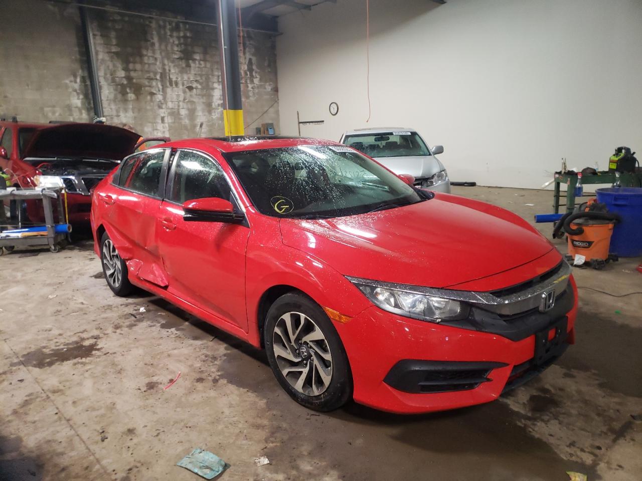 HONDA CIVIC EX 2017 with VIN 2HGFC2F77HH533957 - Photo from auction