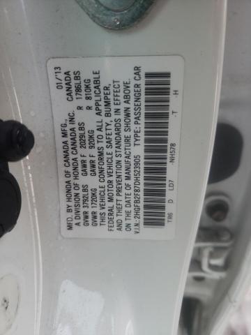 Photo 10 from auction – 2013 HONDA CIVIC EX with VIN 2HGFB2F87DH523905