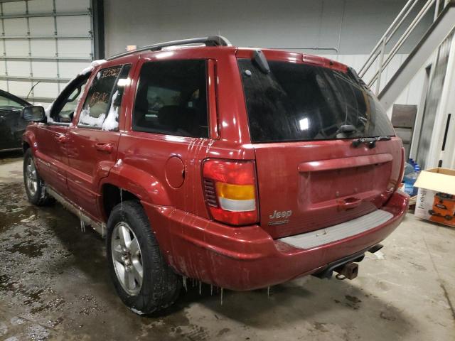 Photo 3 from auction – 2002 JEEP GRAND CHER with VIN 1J8GW68J52C319286